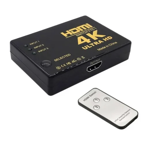 셀인스텍 HDMI SWITCH 3TO1 선택기 + 리모컨 세트, 실제 리뷰!